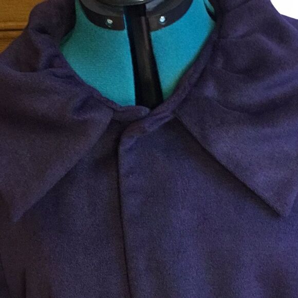 STELLA CHEN deep purple coat in size large - Picture 9 of 13